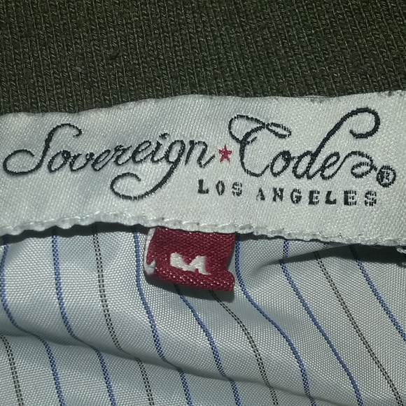 Sovereign Code Mens Bomber Style Windbreaker Mediu - Picture 2 of 6